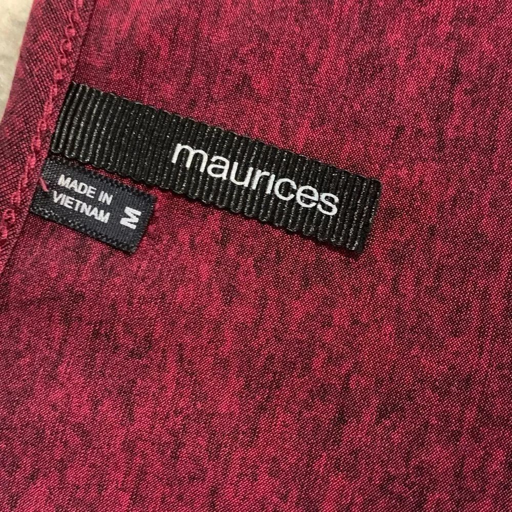 Maurices Deep Red Layered Blouse - Picture 4 of 8